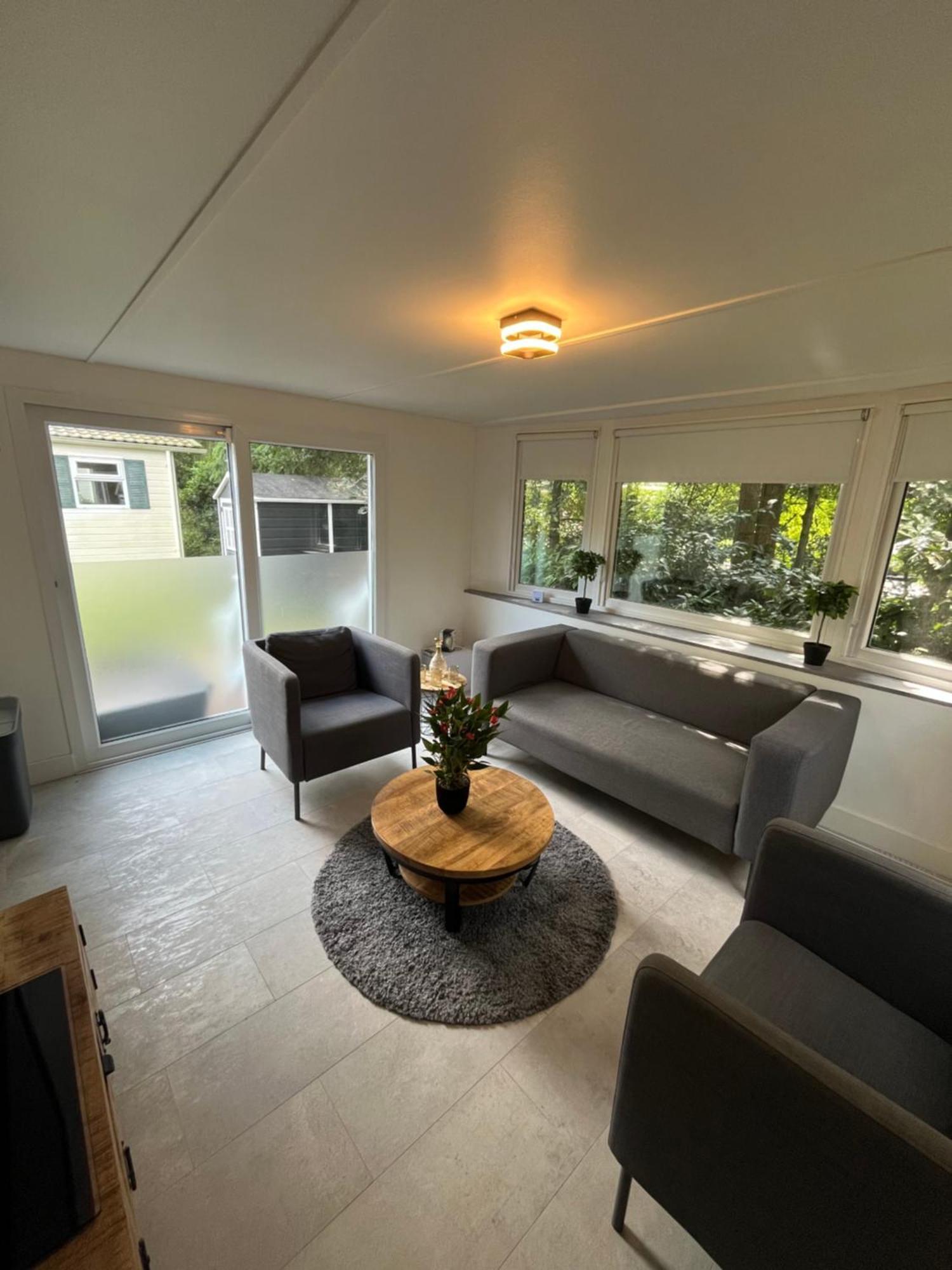 Modern Chalet In De Bossen Van De Veluwe Epe Dış mekan fotoğraf