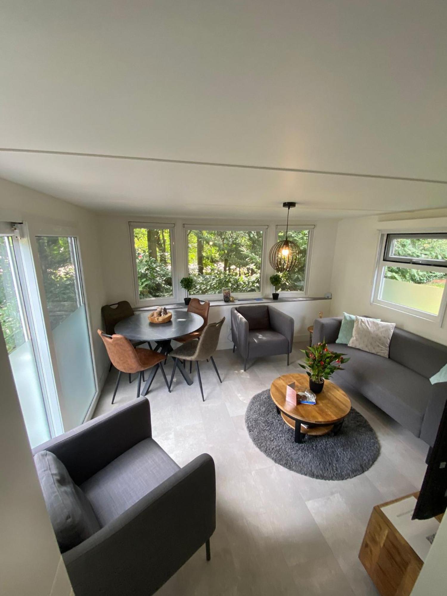 Modern Chalet In De Bossen Van De Veluwe Epe Dış mekan fotoğraf